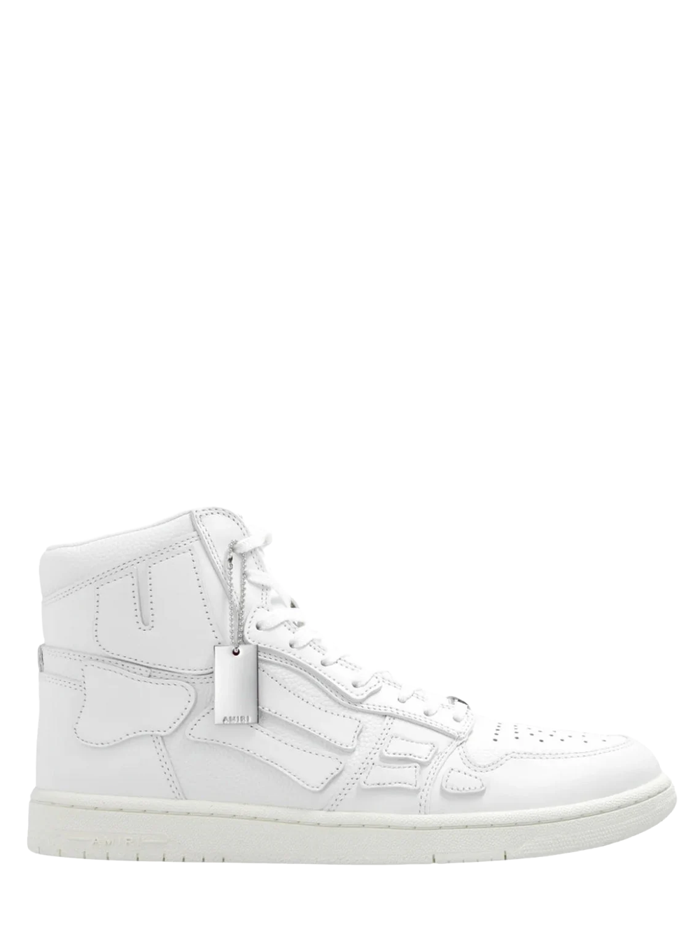 Amiri Skeleton Top High Top White Sneakers