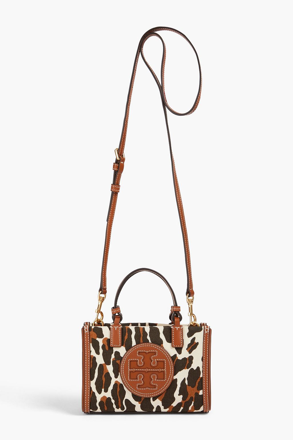 TORY BURCH Ella leopard-print canvas tote