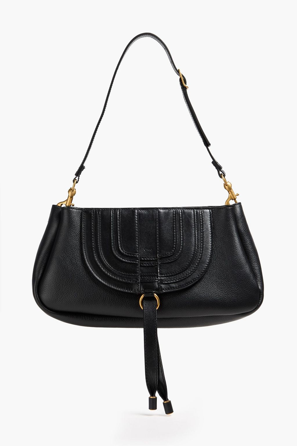 Marcie tasseled leather shoulder bag
