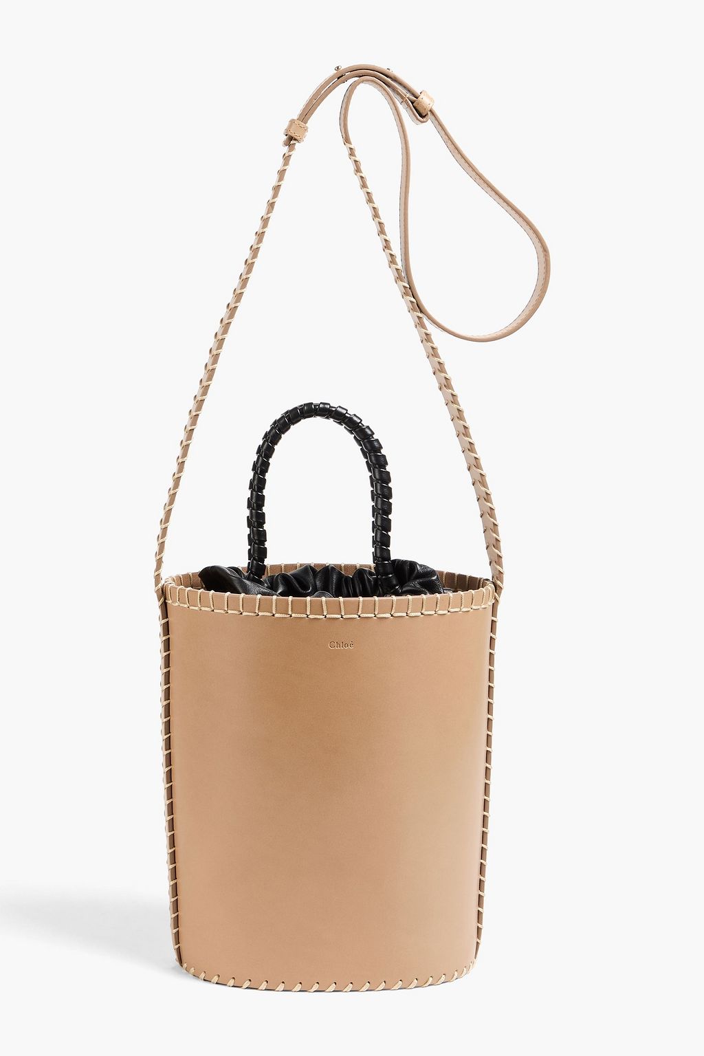Louela leather bucket bag