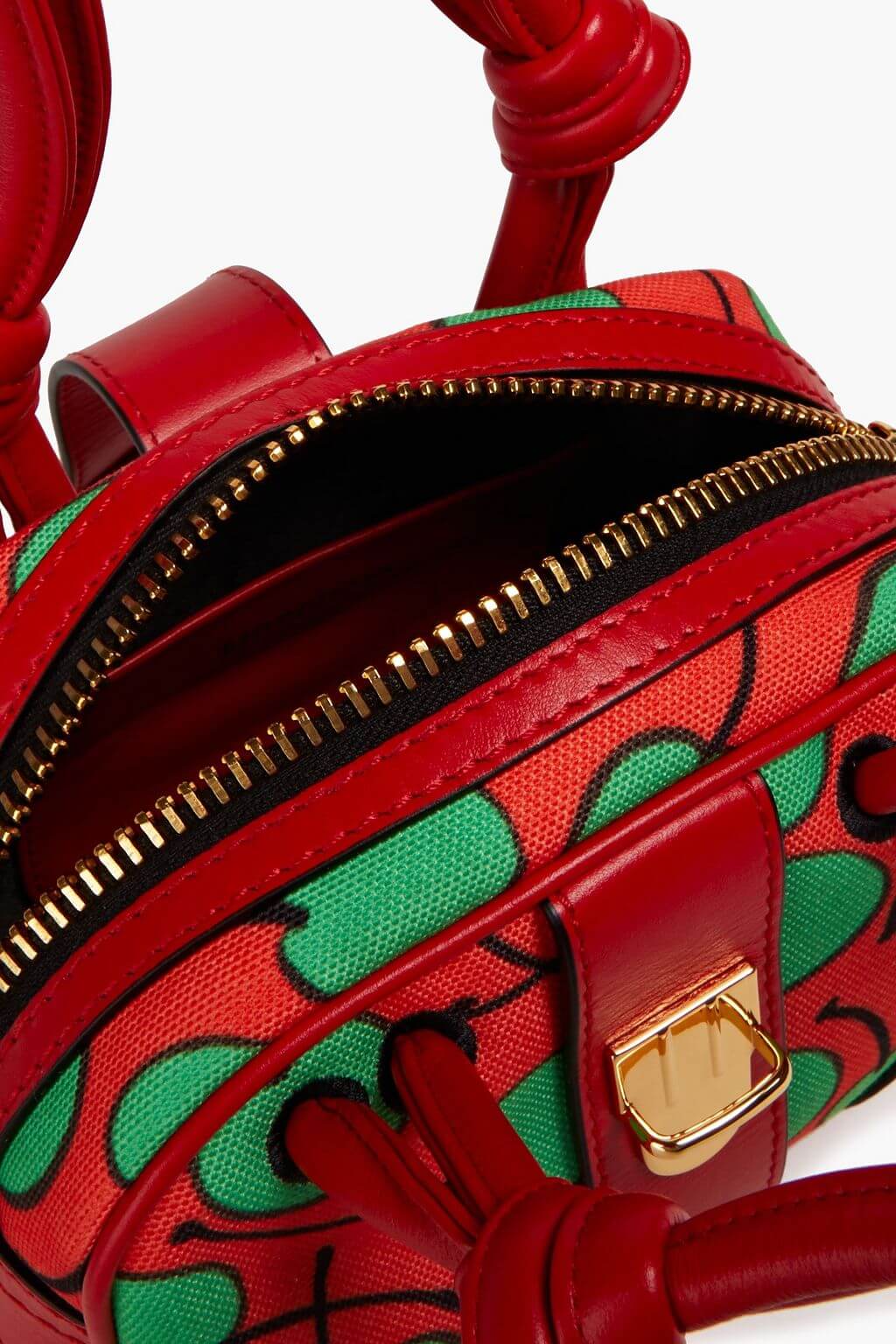 Moschino MOSCHINO Leather-trimmed printed canvas tote - Bags | Shop From The Mirage