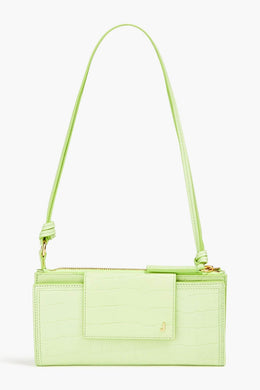 JACQUEMUS Le Pichoto croc-effect leather shoulder bag