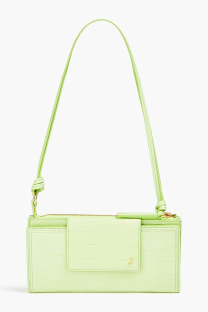 Jacquemus JACQUEMUS Le Pichoto croc-effect leather shoulder bag - Bags | Shop From The Mirage