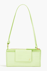 JACQUEMUS Le Pichoto croc-effect leather shoulder bag