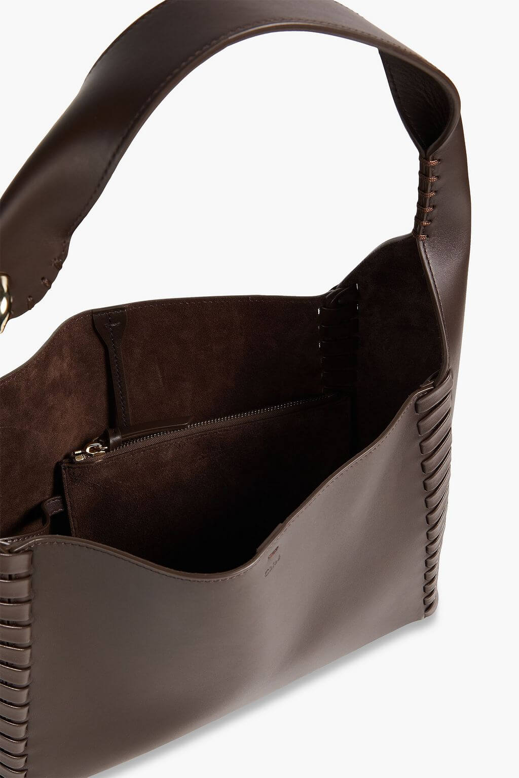 Chloé CHLOÉ Mate whipstitched leather shoulder bag - Bags | Shop From The Mirage