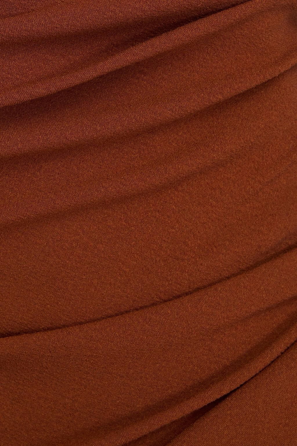 Jacquemus JACQUEMUS Cutout draped wool-blend crepe midi dress - Size: XXS Dresses | Shop From The Mirage