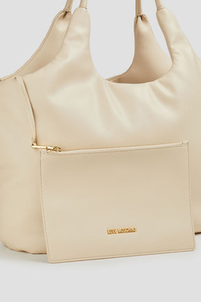 LOVE MOSCHINO Padded faux leather tote