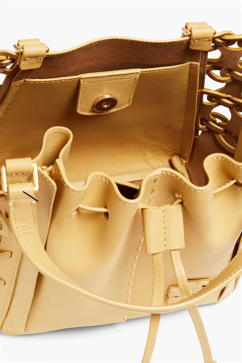 Tory Burch TORY BURCH McGraw lazer-cut leather tote - Bags | Shop From The Mirage