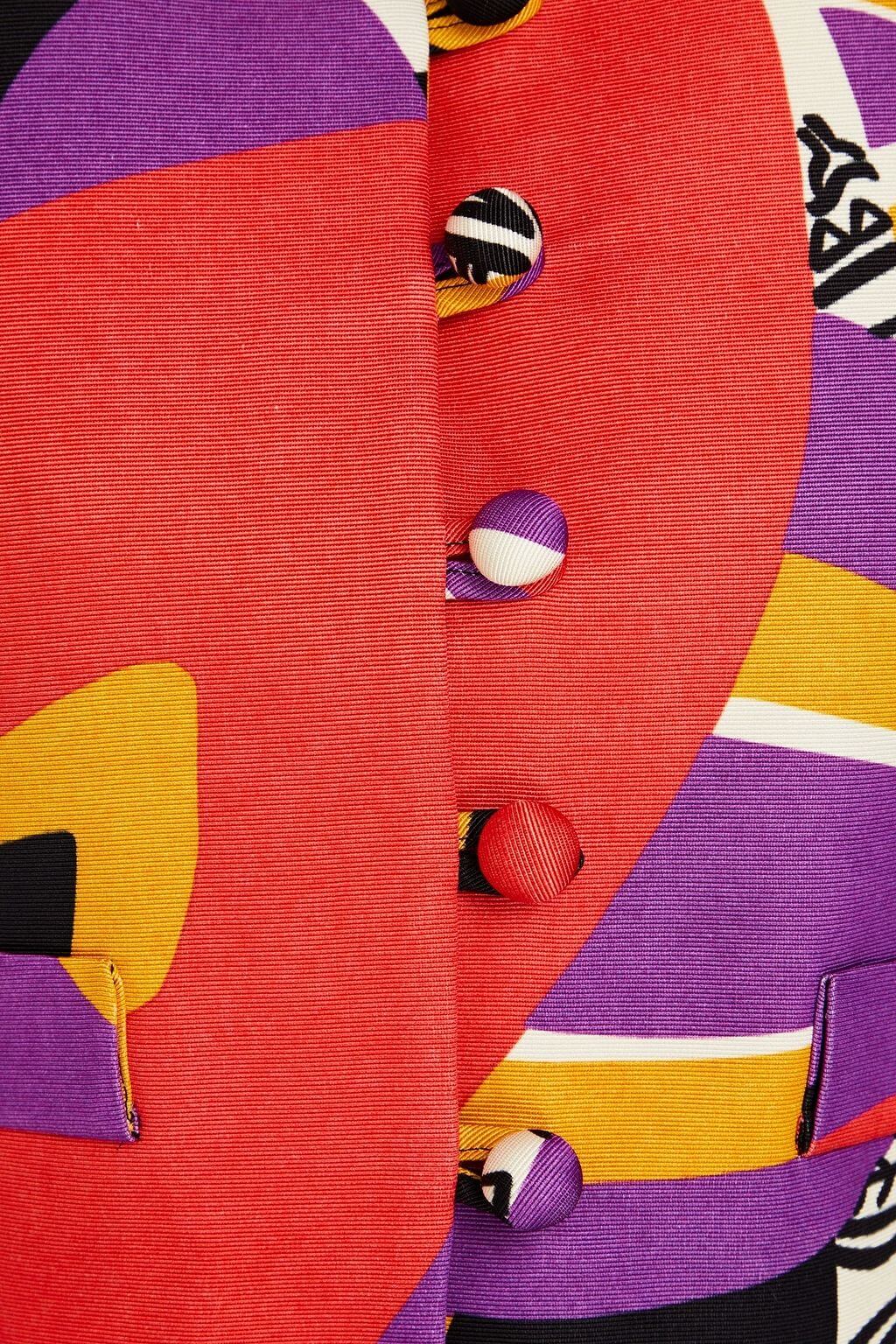 Moschino MOSCHINO Printed cotton-blend jacket - Size: XS Jackets | Shop From The Mirage