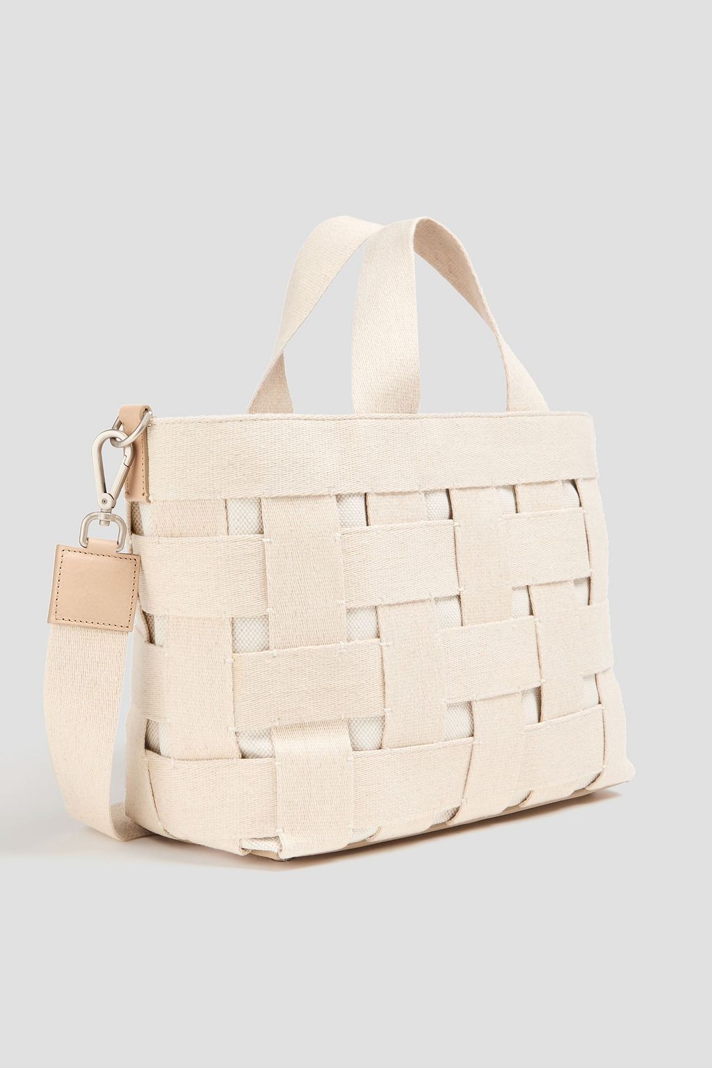 JACQUEMUS Le Cabas woven canvas tote