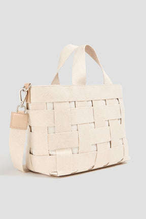 JACQUEMUS Le Cabas woven canvas tote