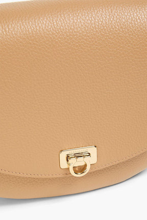 FERRAGAMO Travel pebbled-leather cross-body bag