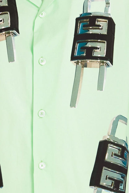 Givenchy GIVENCHY Printed cotton-poplin shirt - Size: M Shirts | Shop From The Mirage