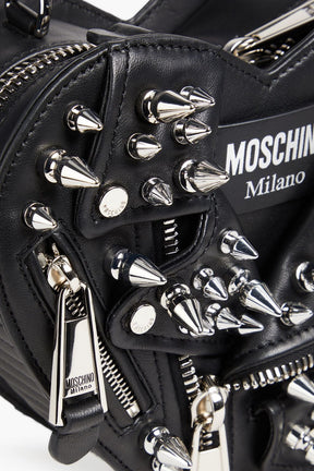 MOSCHINO Embellished leather tote