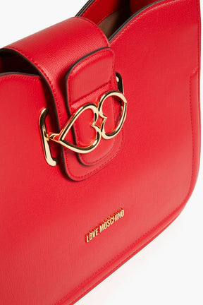 LOVE MOSCHINO Love Bridge faux leather shoulder bag