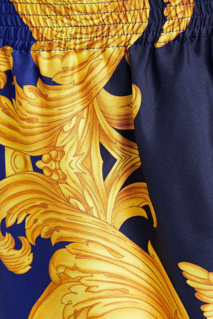 Versace VERSACE Printed silk-twill shorts - Size: XS Shorts | Shop From The Mirage