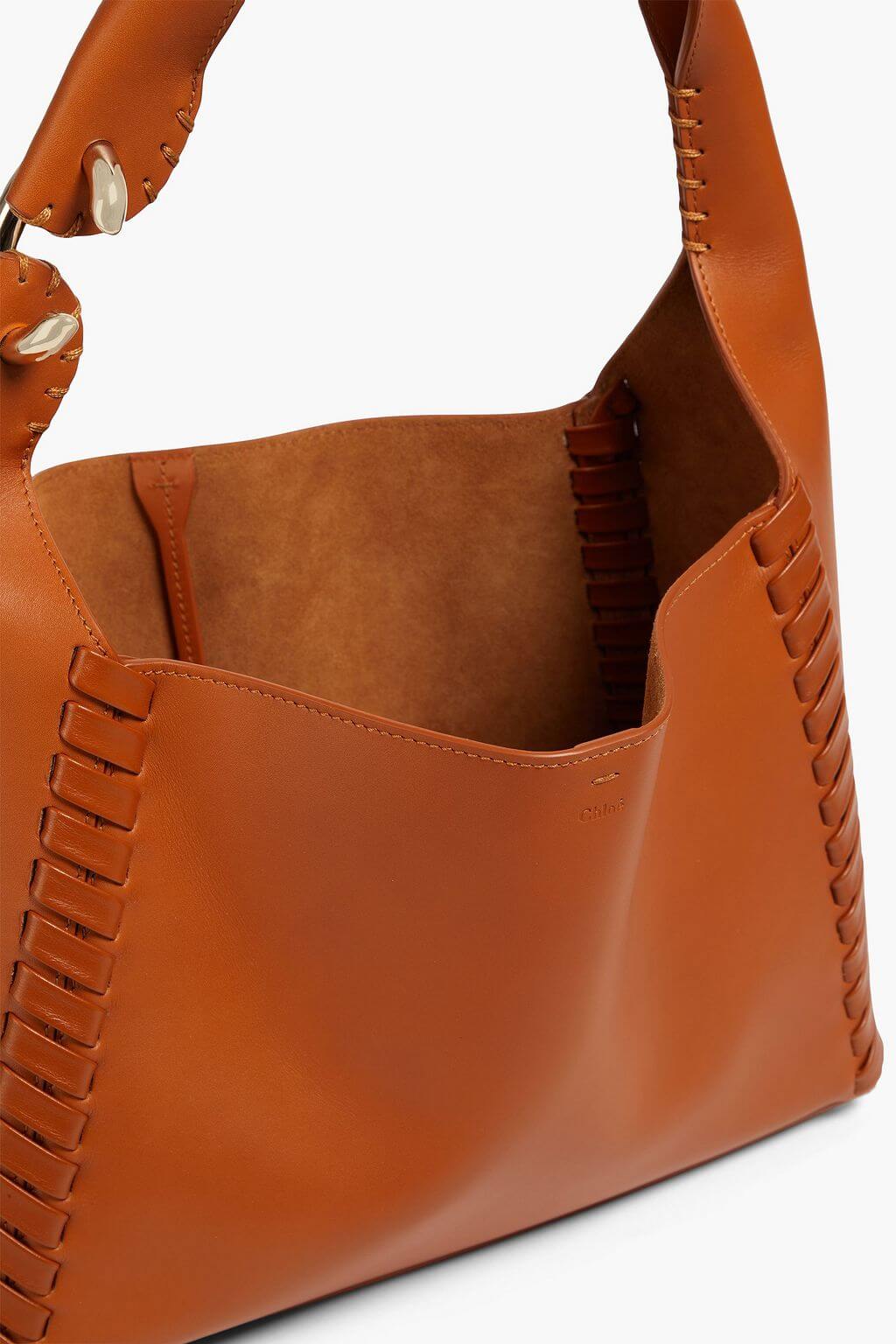 Chloé CHLOÉ Mate whipstitched leather shoulder bag - Bags | Shop From The Mirage