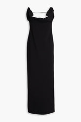 JACQUEMUS La Robe Maille twisted stretch-knit maxi dress