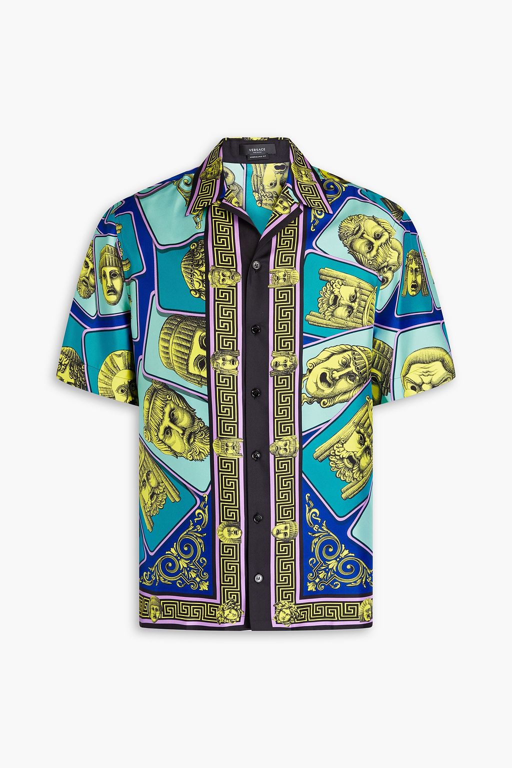 Versace VERSACE Printed silk-twill shirt - Size: S Shirts | Shop From The Mirage