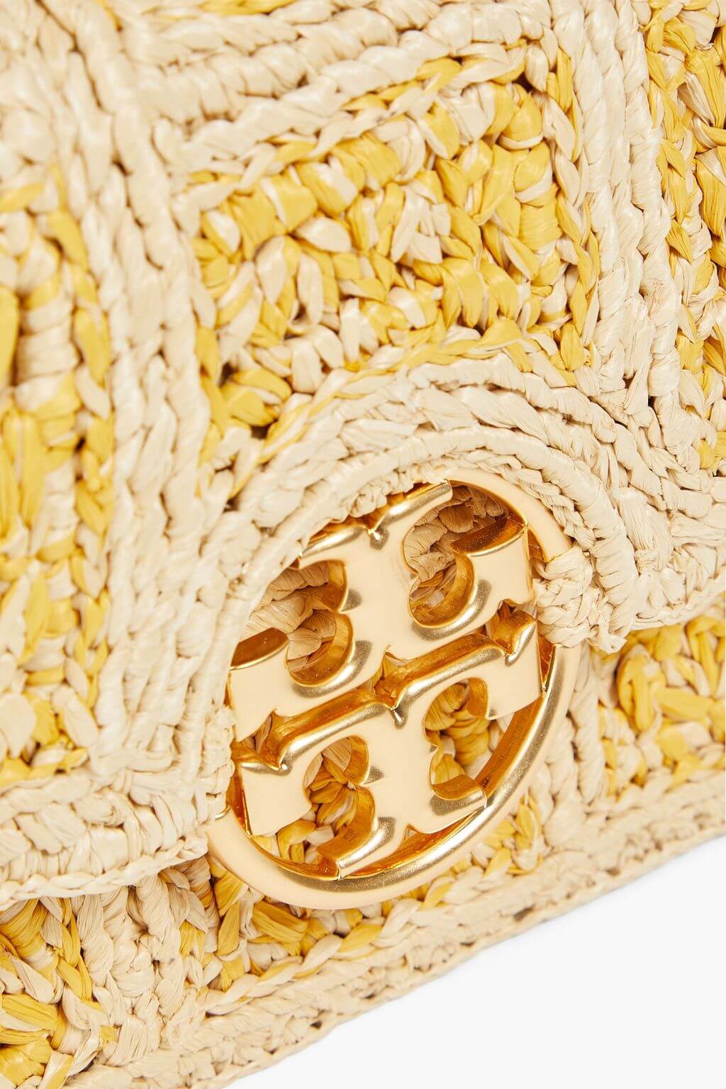 Tory Burch TORY BURCH Miller small raffia and leather shoulder bag - Bags | Shop From The Mirage