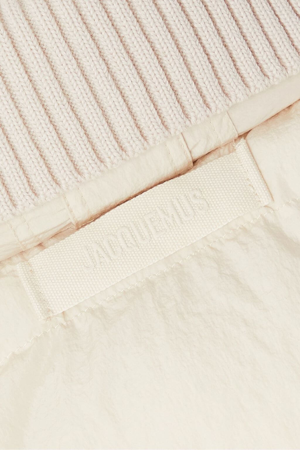 Jacquemus JACQUEMUS Caraco layered ribbed-knit and quilted shell jacket - Size: S Jackets | Shop From The Mirage