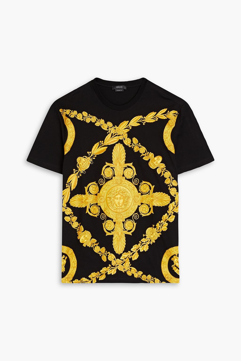 VERSACE Printed cotton-jersey T-shirt