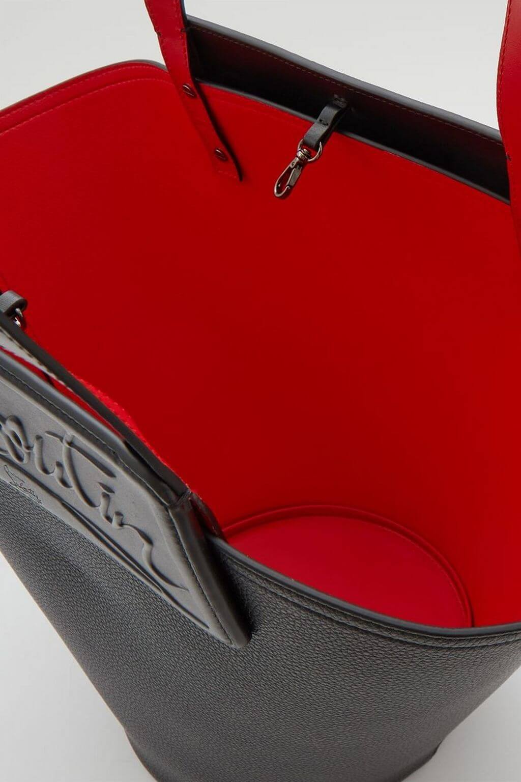 Christian Louboutin CHRISTIAN LOUBOUTIN Loubishore pebbled-leather tote - Bags | Shop From The Mirage