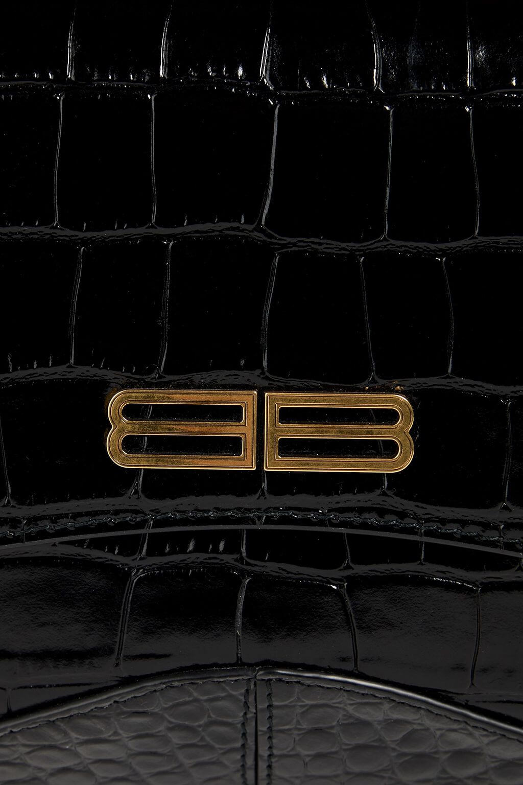 Balenciaga BALENCIAGA XX Flap croc-effect leather shoulder bag - Bags | Shop From The Mirage