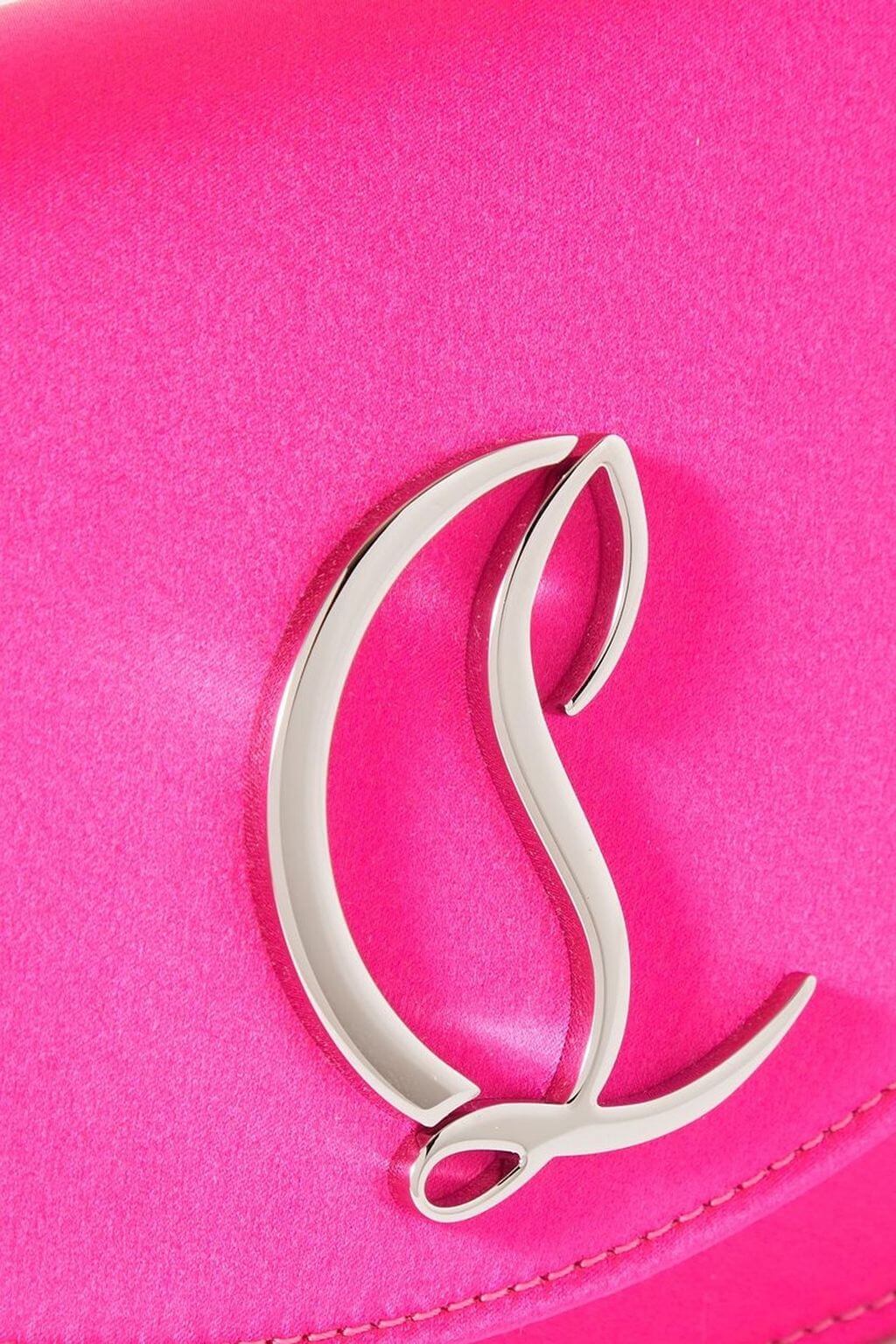 Christian Louboutin CHRISTIAN LOUBOUTIN Loubi54 embellished satin clutch - Bags | Shop From The Mirage