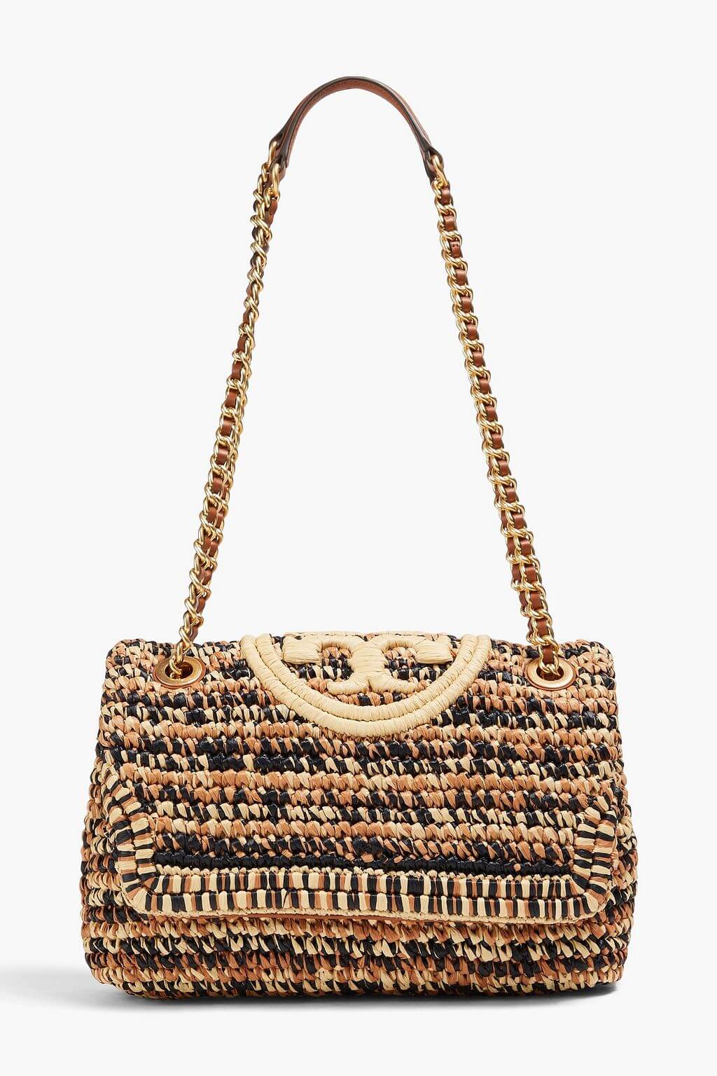 Tory Burch TORY BURCH Fleming braided straw shoulder bag - Bags | Shop From The Mirage