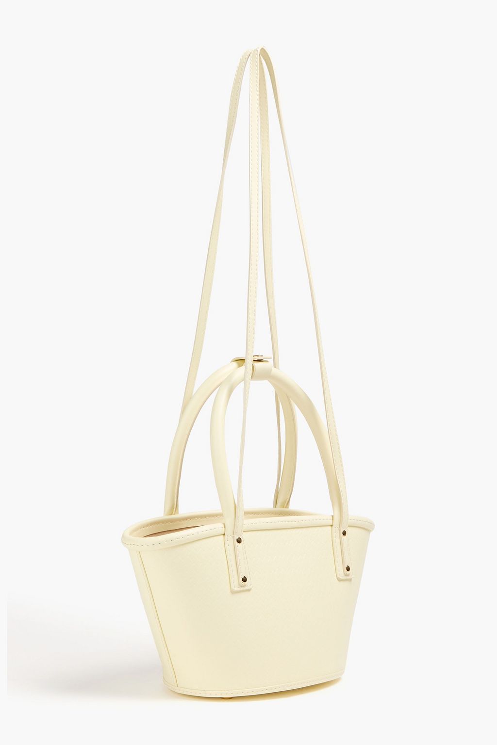 JACQUEMUS Textured-leather tote