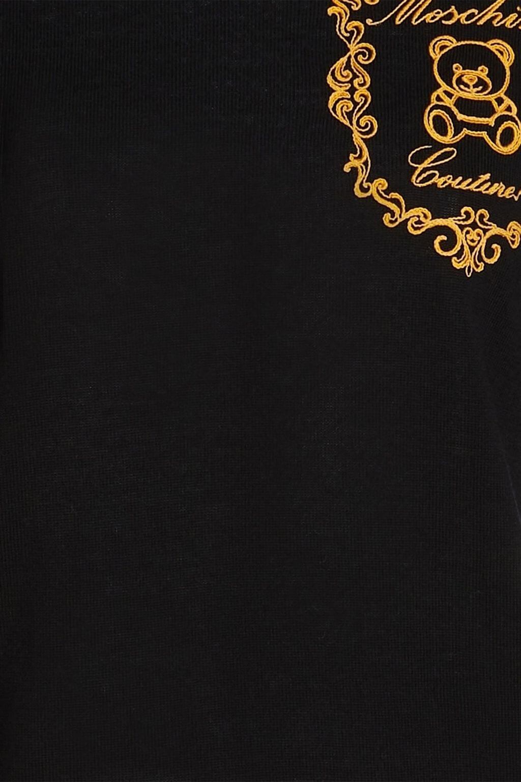 Moschino MOSCHINO Embroidered wool sweater - Size: S Sweatshirts | Shop From The Mirage