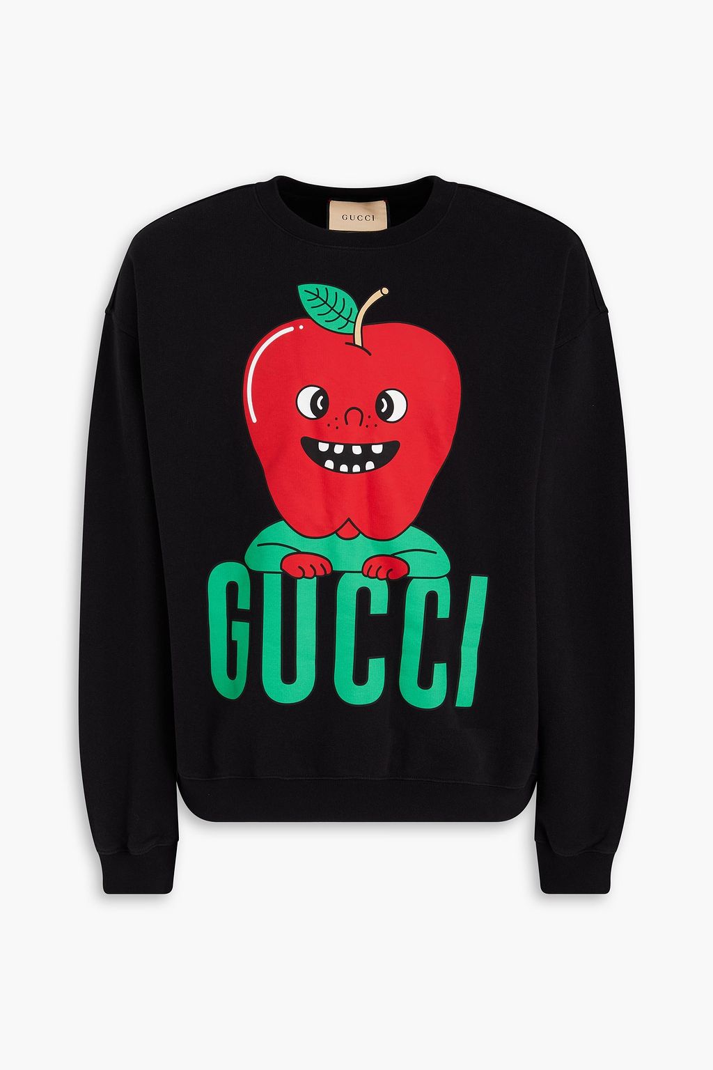 GUCCI Printed French cotton-blend terry sweatshirt