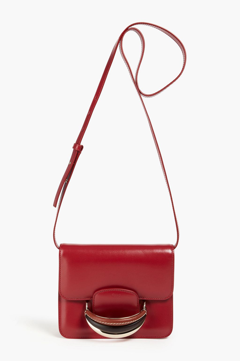 Leather cross-body bag
