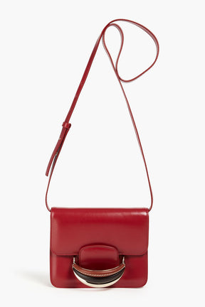 Leather cross-body bag