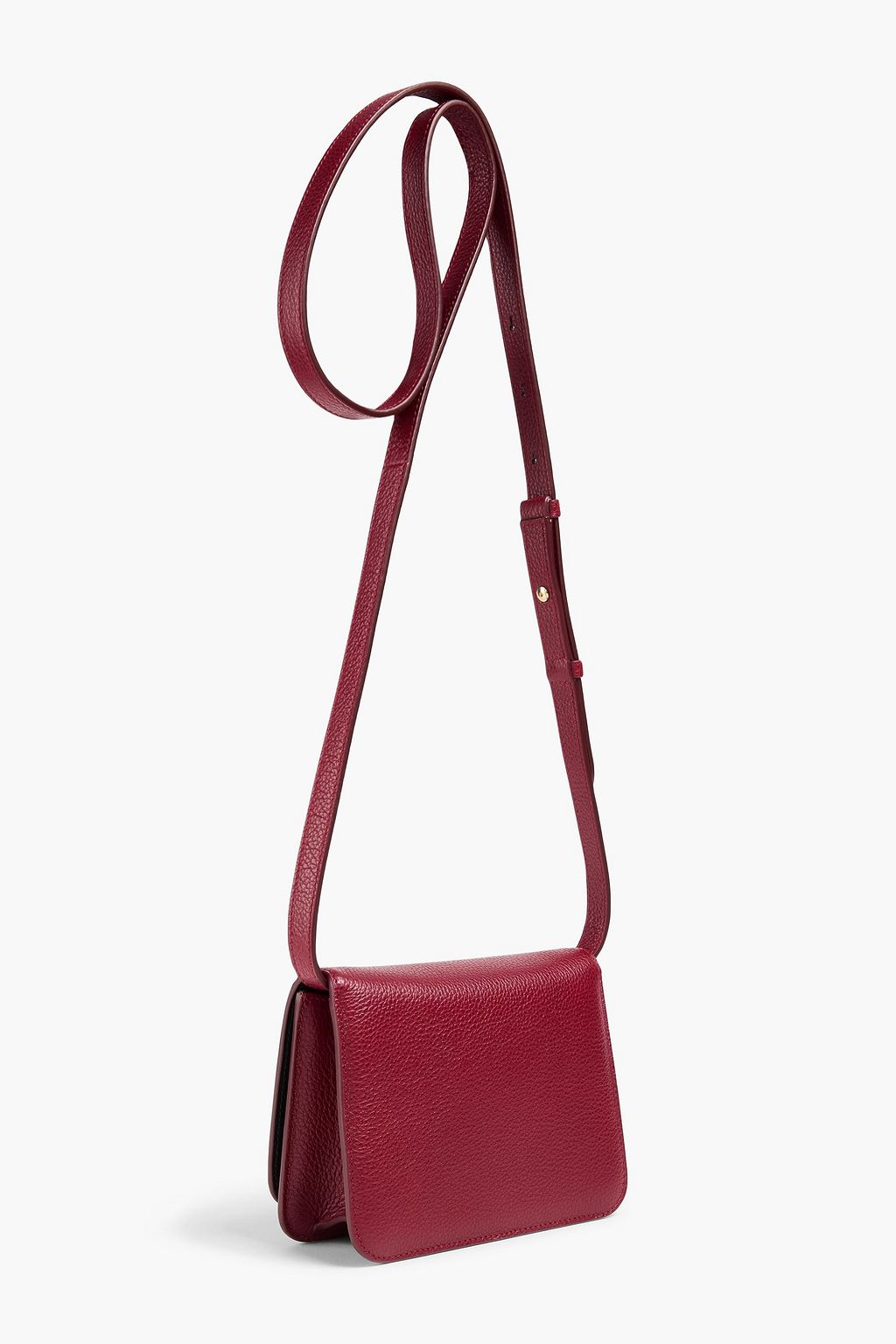 FERRAGAMO Vara pebbled-leather shoulder bag