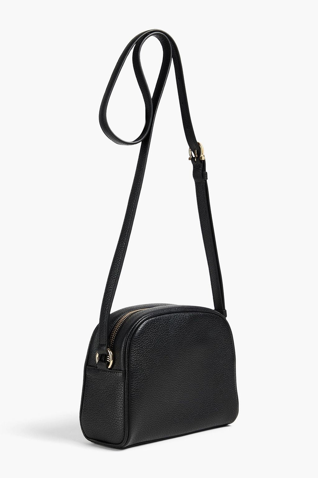 FERRAGAMO Pebbled-leather shoulder bag