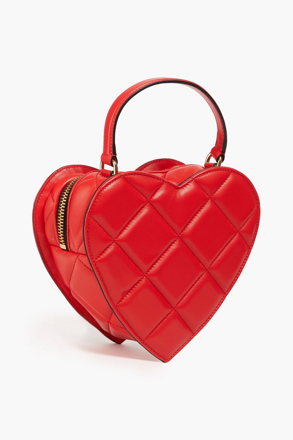 MOSCHINO Quilted embellished leather tote