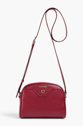 FERRAGAMO Pebbled-leather shoulder bag