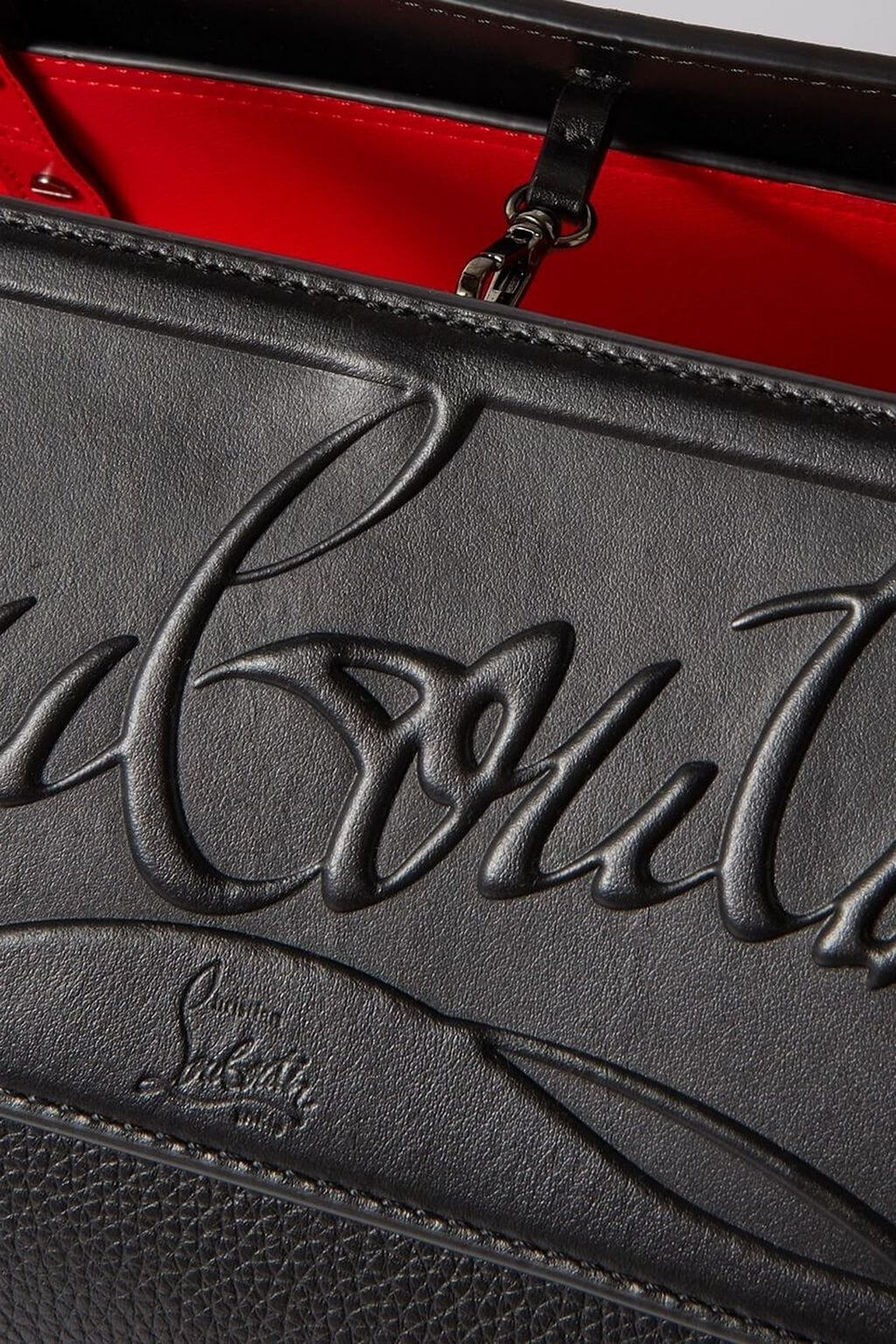 Christian Louboutin CHRISTIAN LOUBOUTIN Loubishore pebbled-leather tote - Bags | Shop From The Mirage