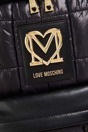 LOVE MOSCHINO Quilted shell backpack