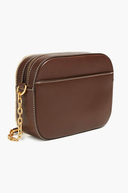 Tory Burch TORY BURCH Tasseled leather and rattan cross-body bag - Bags | Shop From The Mirage