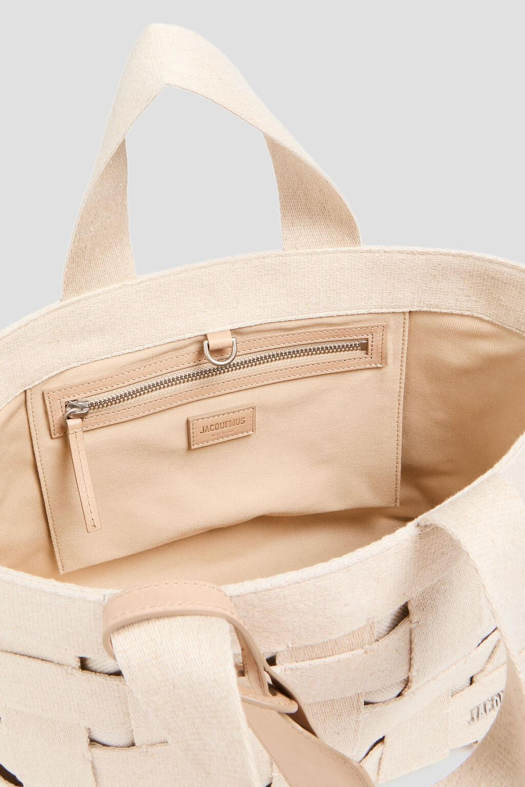 Jacquemus JACQUEMUS Le Cabas woven canvas tote - Bags | Shop From The Mirage