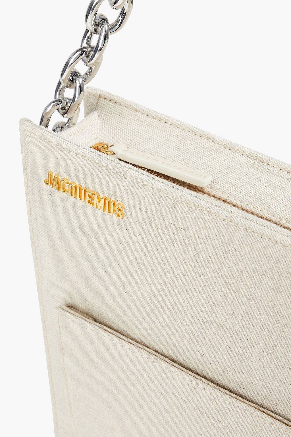 JACQUEMUS L'envers canvas shoulder bag