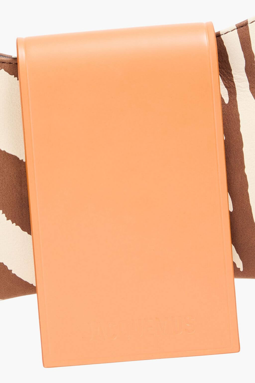 Jacquemus JACQUEMUS Le Bisou zebra-print leather shoulder bag - Bags | Shop From The Mirage