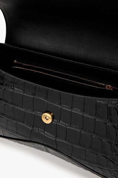 Balenciaga BALENCIAGA XX Flap croc-effect leather shoulder bag - Bags | Shop From The Mirage