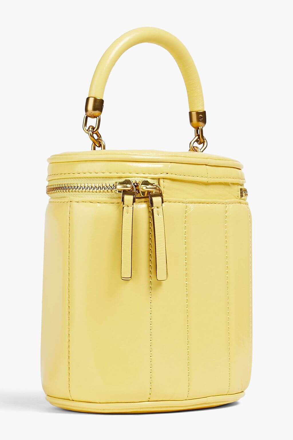 Tory Burch TORY BURCH Kira quilted patent-leather bucket bag - Bags | Shop From The Mirage