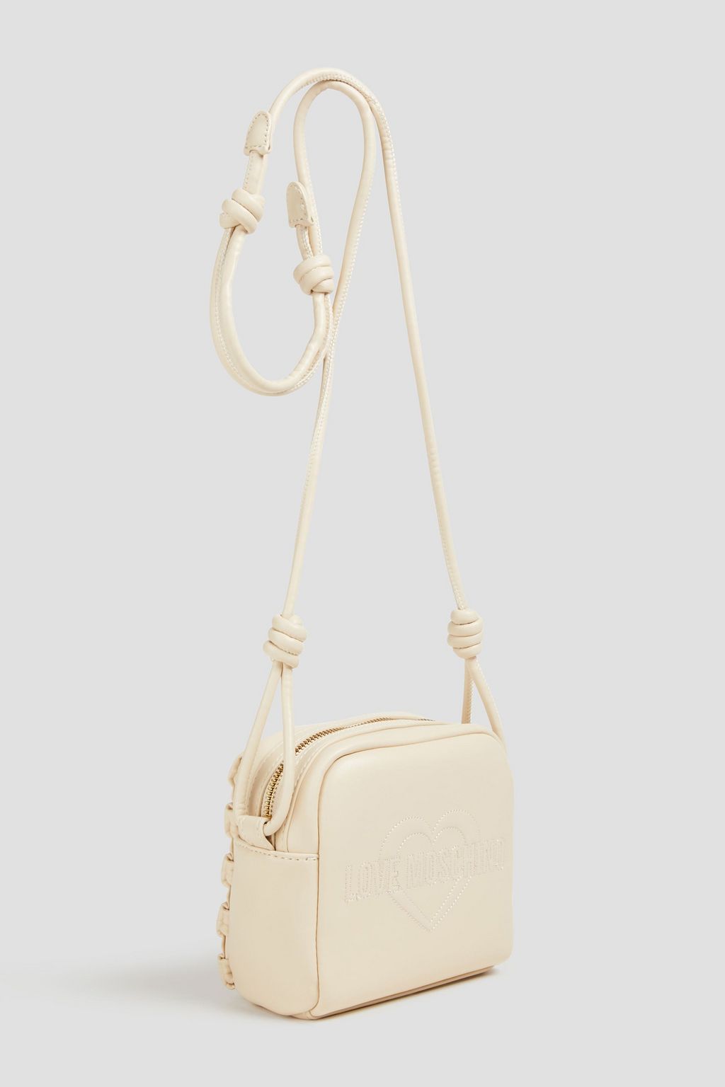 LOVE MOSCHINO Woven faux leather shoulder bag