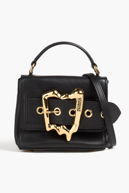 Moschino MOSCHINO Morphed Buckle embellished leather tote - Bags | Shop From The Mirage