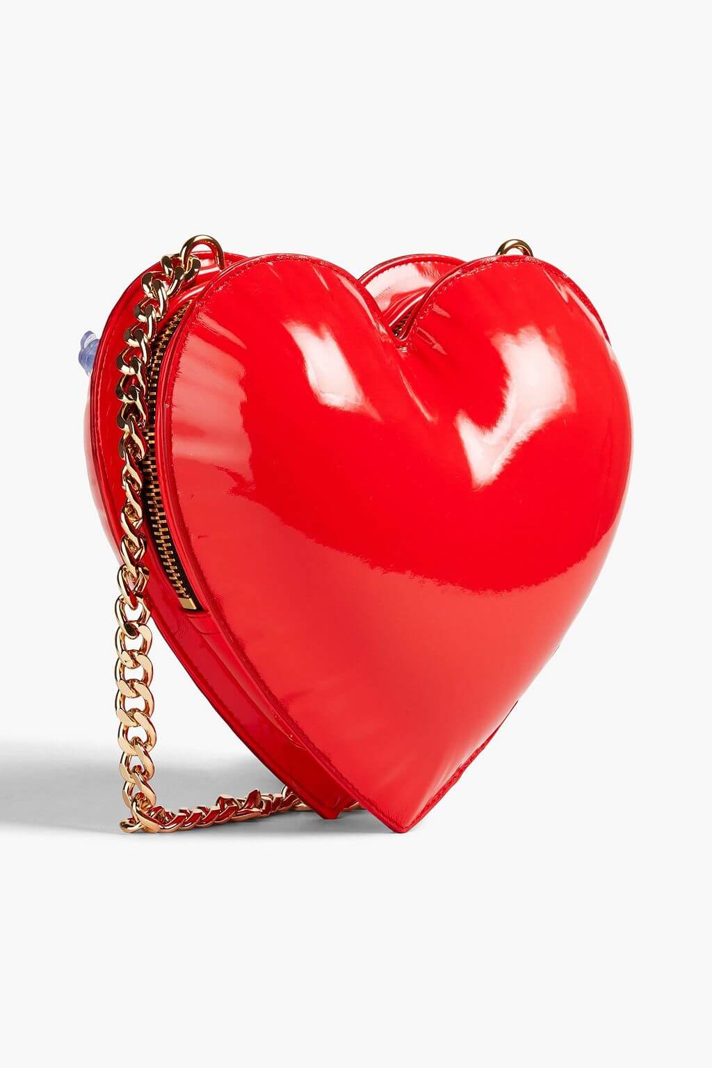 Moschino MOSCHINO Logo-print faux patent leather shoulder bag - Bags | Shop From The Mirage